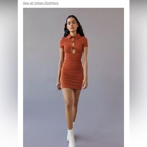 Urban Outfitters,  Christy Ribbed Keyhole Bodycon, size medium